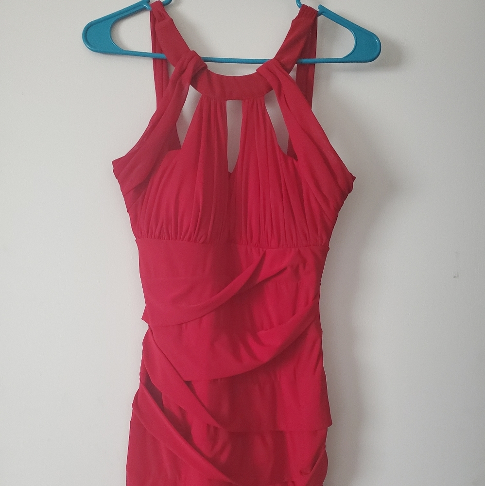 Boutique red dress size Medium